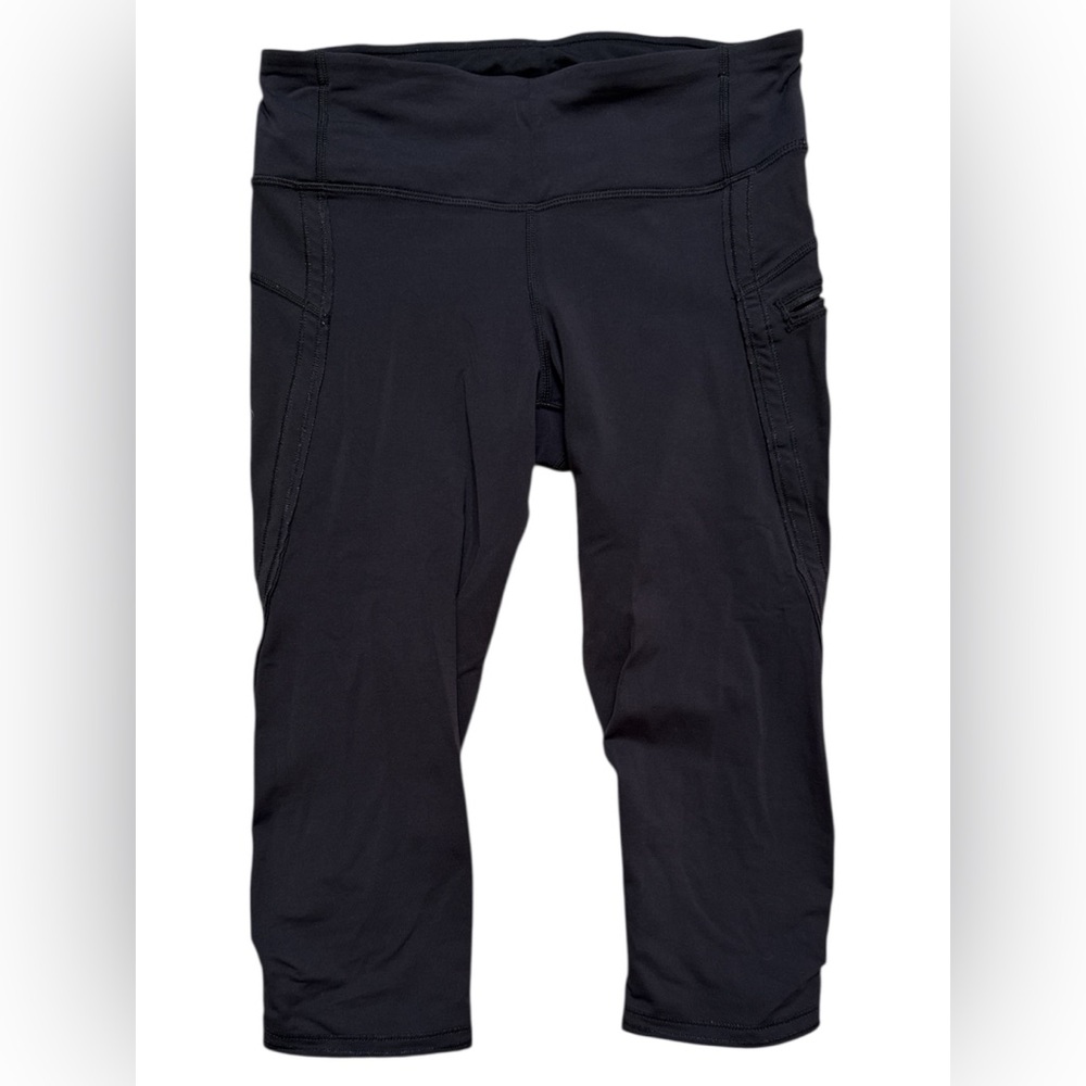 Lululemon Athletica Black Cropped Leggings